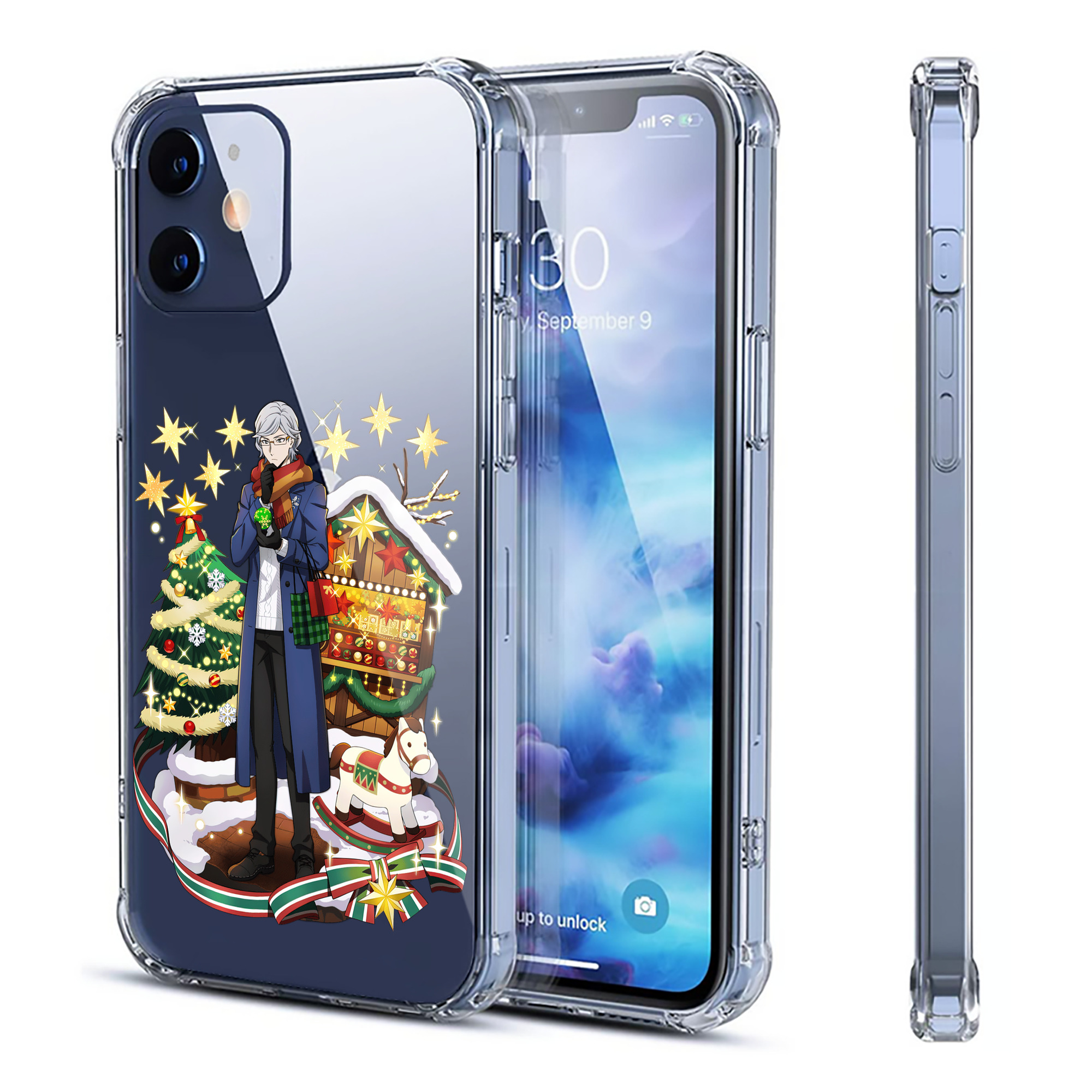 （画像用） 文豪ストレイドッグス Bungo Stray Dogs 【iPhone 12シリーズ対応】透明スマホケース（クリアソフトケース）
